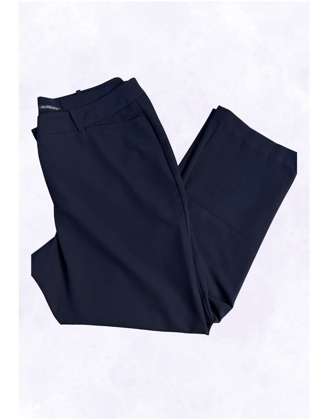 Worthington Women's Classic Curvy Fit Navy Dress Pants Size 16